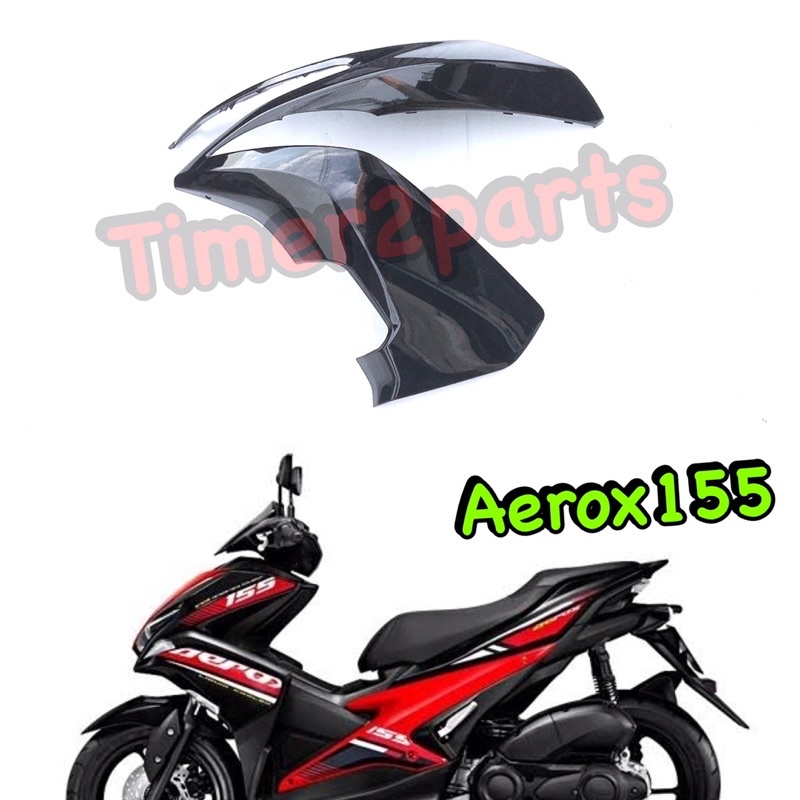 Aerox155 ** ครอบไฟหน้า (ข้างซ้าย L) **  ดำเงา ** แท้ศูนย์ BF6-F8351-00-PA