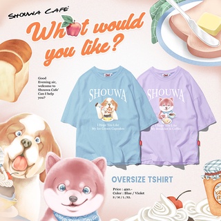 【hot tshirts】✧พร้อมส่ง✧ เสื้อยืดโอเวอไซส์"SHOUWA"รุ่น DG2022