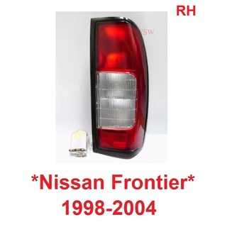 ข้างขวา เสื้อไฟท้าย ไฟท้าย ฝาแดง NISSAN FRONTIER D22 1998 - 2004 นิสสัน ฟรอนเทียร์ นาวาร่า ดี22 ไฟท้ายรถ ไฟรถยนต์ ไฟหลัง