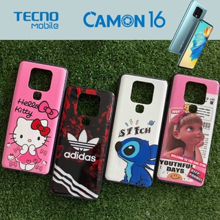 เคส ขอบยาง ลายการ์ตูนสุดน่ารัก ( คละลาย )  สำหรับ Tecno Camon 16