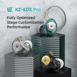 หูฟัง KZ EDX Pro มาพร้อมด้วยสายถักทองแดงคุณภาพดีเยี่ยม headphone หูฟังเบสหนัก หูฟังมีไมค์ หูฟังอินเอียร์ หูฟังโทรศัพท์