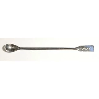 ช้อนตักสาร สแตนเลส Stainless Steel Spatula แบบ ช้อนข้างเดียว ช้อนสองข้าง ช้อนข้าง-พายข้าง ยาว 20cm