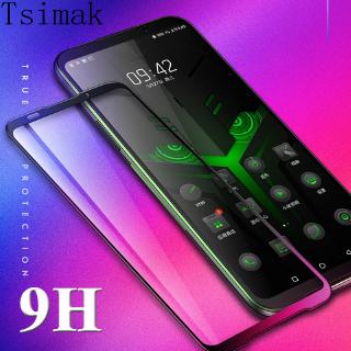 ฟิล์มกระจกนิรภัยสีดำ Xiaomi Black Shark 2 Pro helo