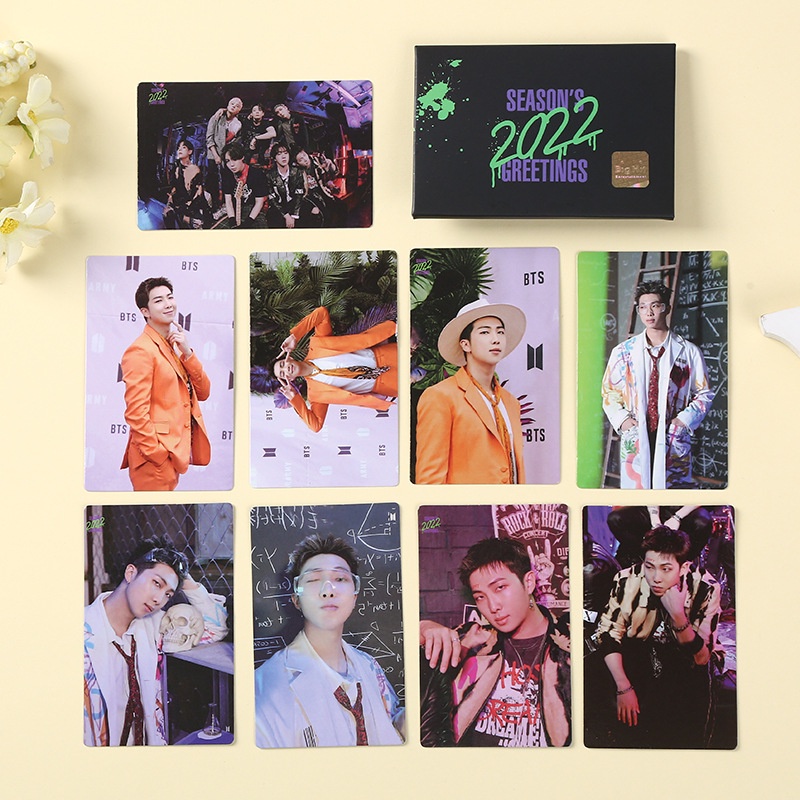 Kpop Bts 2022 Season's การ์ดอวยพรภาพการ์ด Bangtan Boys Hd ของสะสม
 #4