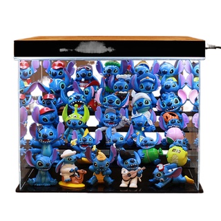 อะนิเมะสองมิติ Stitch ทำด้วยมือ Interstellar baby Stitch เครื่องประดับรถ blind box ฮาวาย series