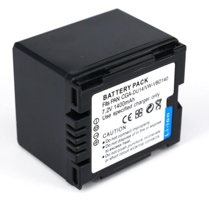 แบตเตอรี่กล้อง Panasonic DU14  ใช้กับกล้องรุ่น : NV-GS Series NV-GS10 NV-GS100K NV-GS10B NV-GS10EG N