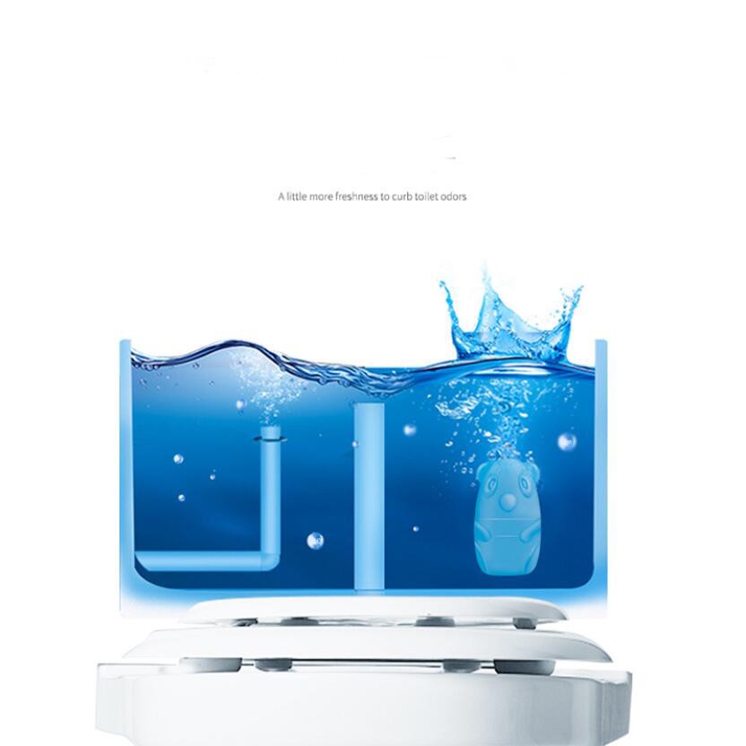 น้ำยาดับกลิ่นชักโครก เจลดับกลิ่น ดับกลิ่นชักโครก ก้อนดับกลิ่น เจลดับกลิ่น ชักโครก ขจัดคราบสกปรก ก้อนฟ้า น้ำสีฟ้า -421 - รูปที่ 5