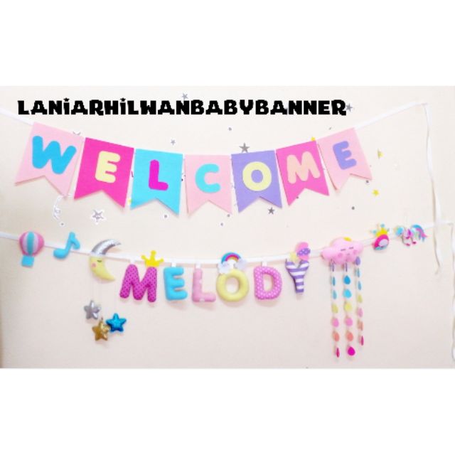 WELCOME.​  กับป้ายชื่ิอ