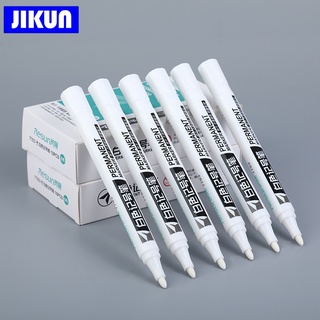 ปากกามาร์กเกอร์สีขาว Jikun ฐานน้ํามันถาวร 1 ชิ้น