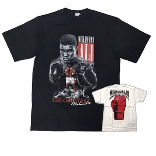 เสื้อยืดผ้าฝ้าย เสื้อยืด muhammad ali boxing