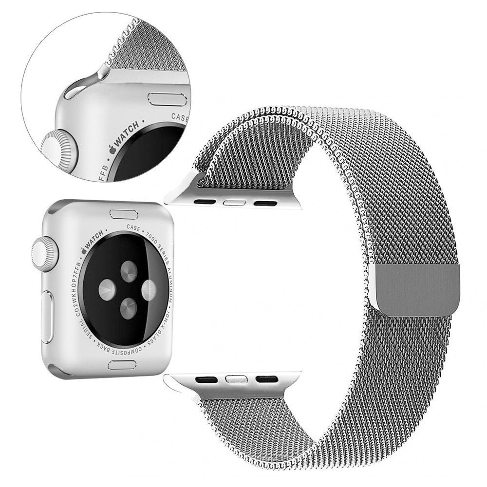 สายสแตนเลส แบบแม่เหล็ก สำหรับ Apple iWatch 1 2 3 4 5 6 se 7 ขนาด for