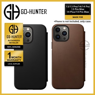 Nomad เคสโทรศัพท์มือถือหนัง ลาย Folio Horween สไตล์โมเดิร์น สําหรับ Iphone 14 Pro 14 Pro Max 13 13 Pro 13 Pro Max