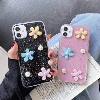 -พร้อมส่งในไทย-เคสซิลิโคน ลายกดอกไม้3มิติ TPU นิ่ม ใช้สำหรับIPทุกรุ่น #005