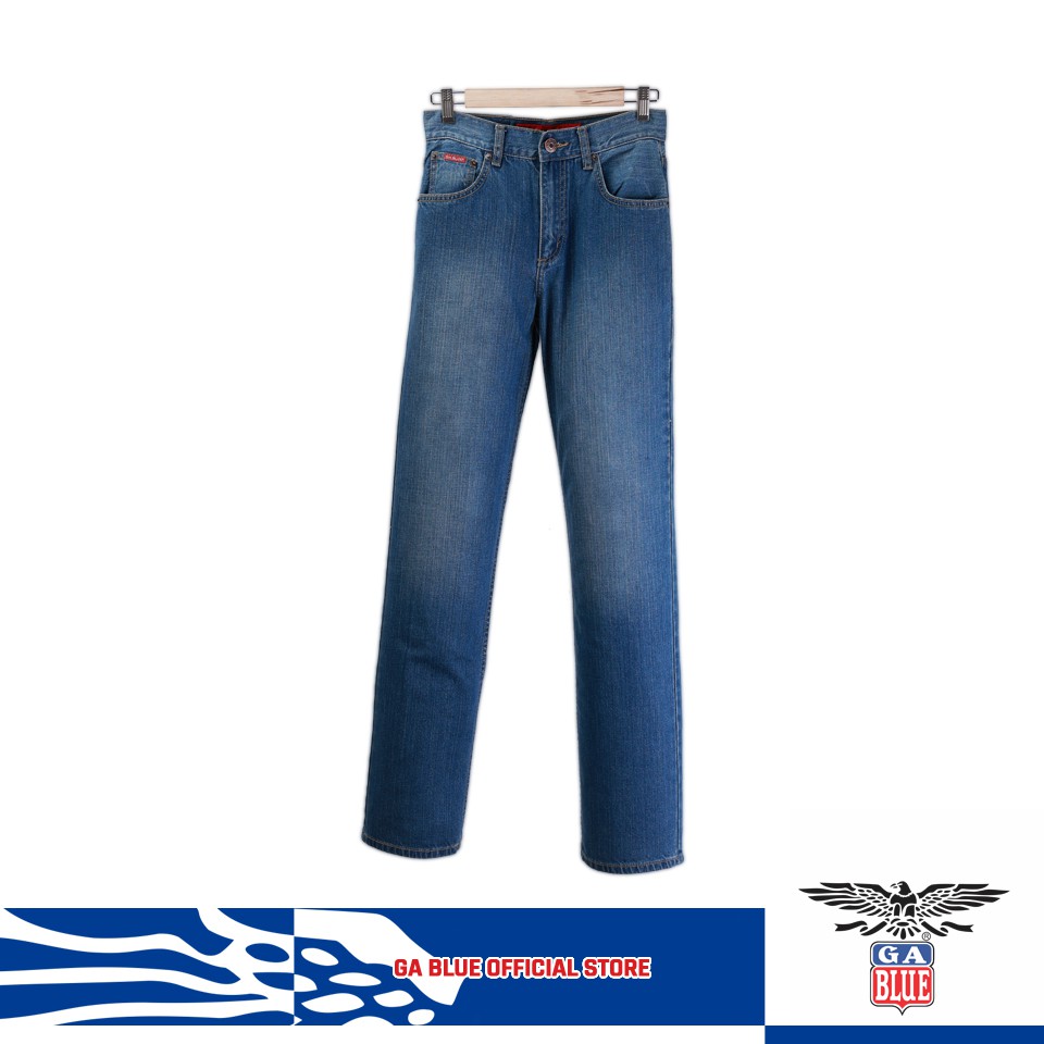 Ga Blue 911 Mens Regular Rise Regular Fit Jeans - 1025