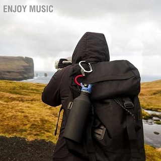 Enjoy Music ตะขอคาราบิเนอร์ อะลูมิเนียมอัลลอย รูปตัว D อเนกประสงค์ แบบพกพา สําหรับตั้งแคมป์ ปิกนิก เดินป่า กลางแจ้ง