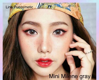 🍃Mini/Bigeyes Milene Gray🍃สายตาปกติถึง-5.00,-6.00(kitty kawaii)