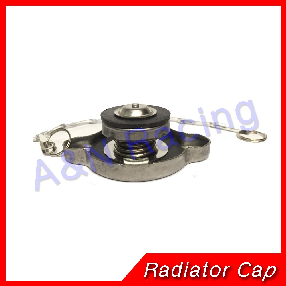 ฝาหม้อน้ำ จุกกลาง แบบลึก 0.9 บาร์ bar สแตนเลส ฝาปิดหม้อน้ำ Radiator Cap [ฝาลึก]
