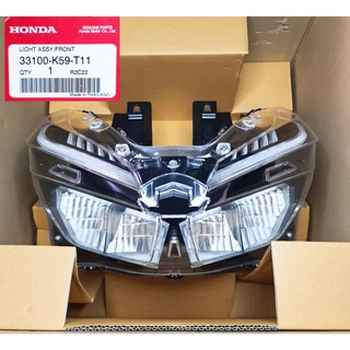 ไฟหน้า ชุดโคมไฟหน้าLED แท้เบิกศูนย์ HONDA คลิก150 click150i click-125i ปี2018-2021ขึ้นไป รหัสอะไหล่ 33100-K59-T11