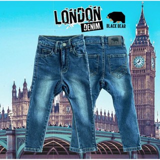 BLACKBEAR JEANS : LONDON DENIMยีนส์ฟอกสีเข้มเรียบๆ สไตล์ลอนดอนเนอร์ ทรงสวย