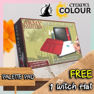 Army Painter Wet Palette แถมฟรี 1 Floor Tile