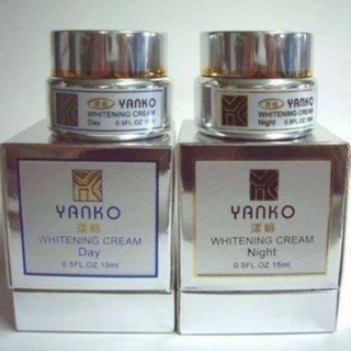 Yanko Whitening Cream Day + Night Cream 15ml.