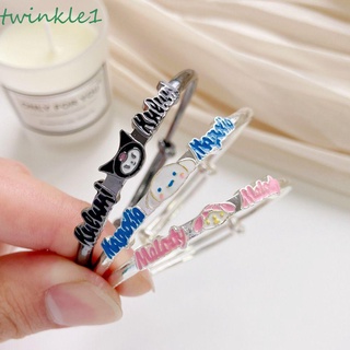 Twinkle1 สร้อยข้อมือโลหะ ลายการ์ตูนคุโรมิ ของขวัญวันเกิด แฟชั่น สําหรับแฟนสาว