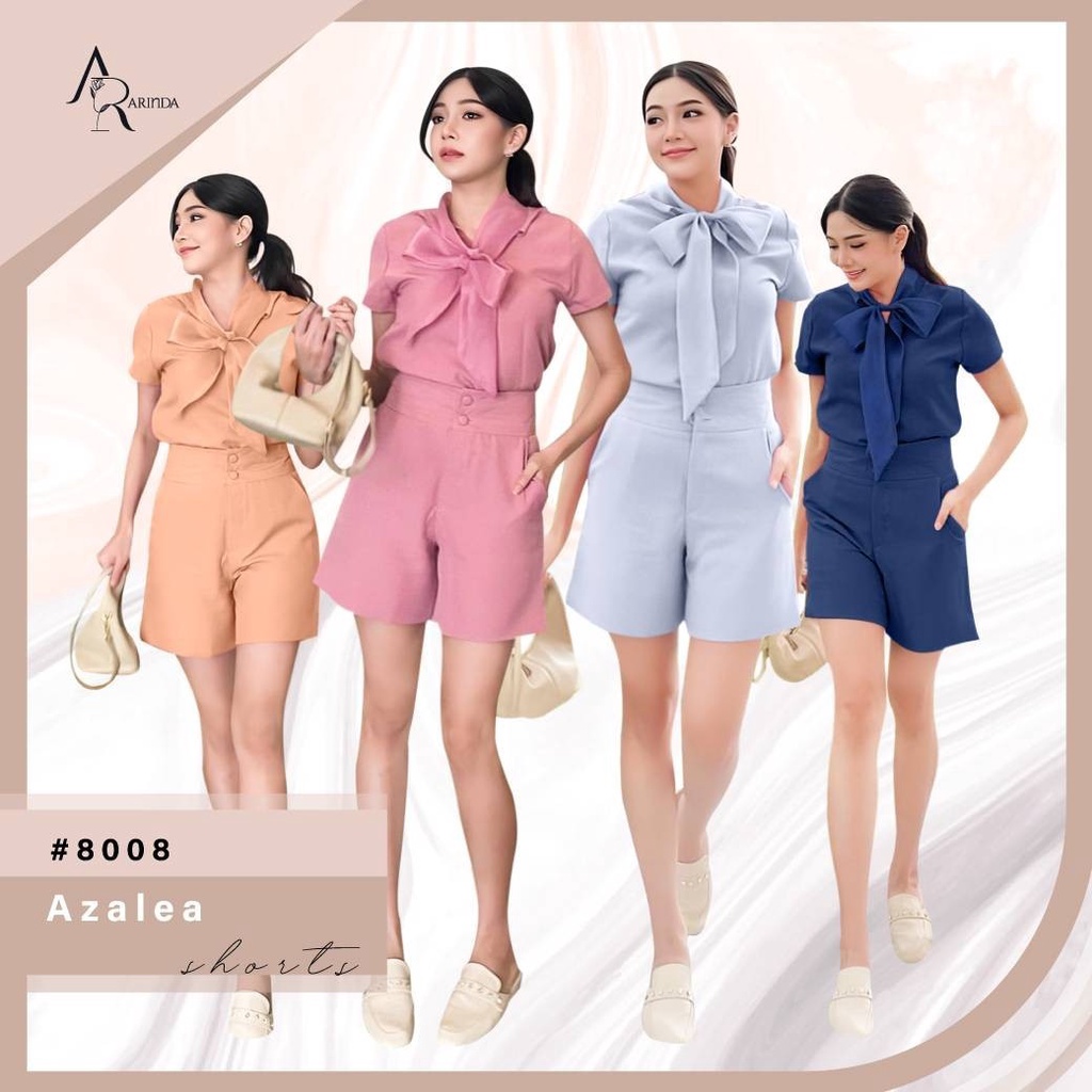 8008 Verbena Pants : กางเกงขาสั้น กระดุมหน้า