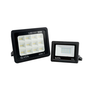 GATA Floodlight โคมฟลัดไลท์ โคมไฟสปอร์ตไลท์ LED 10W 20W 30W รุ่น Slim DOB ใช้ไฟบ้าน 220V