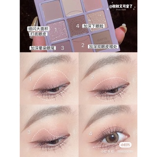 holika my fave mood eye palette ของแท้จากช็อปเกาหลี✔️ 02 moony holika holika pre-order