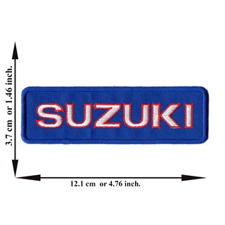 ตัดรีด ตัวรีดติดเสื้อ อาร์มปัก ติดเสื้อปัก ปักเสื้อ DIYลาย SUZUKI