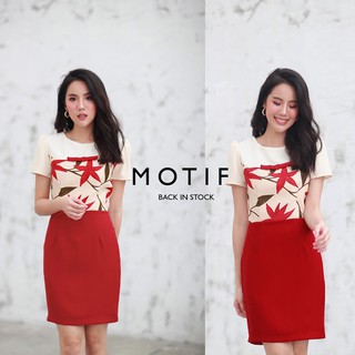 SHP017 : MOTIF dress(SIGNATURE FABRIC)