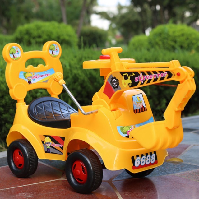 รถขุดเด็กแบบขาไถ มีเสียงเพลง (Children's Excavator)