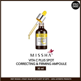 Missha VITA C PLUS SPOT CORRETING &amp; FIRMING AMPOULE 30 มล.