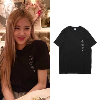 เสื้อยืดแขนสั้น ผ้าฝ้ายแท้ พิมพ์ลาย Blackpink Park Chae-Young สําหรับผู้ชาย และผู้หญิงS-5XL