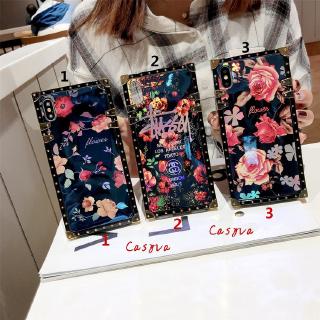 เคสโทรศัพท์มือถือทรงสี่เหลี่ยมพิมพ์ลายดอกไม้ สำหรับ  OPPO