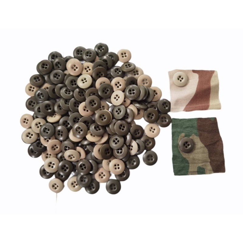 (Botton) กระดุมเสื้อกางเกง​ทหาร​อเมริกาแท้​ #M81 #Woodland #Desert
