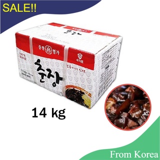 &gt;&gt;พร้อมส่งจากไทย&gt;&gt;ชุนจัง ซอสจาจังเมียน 춘장(Chunjang /Black bean sauce) 사자표 14kg