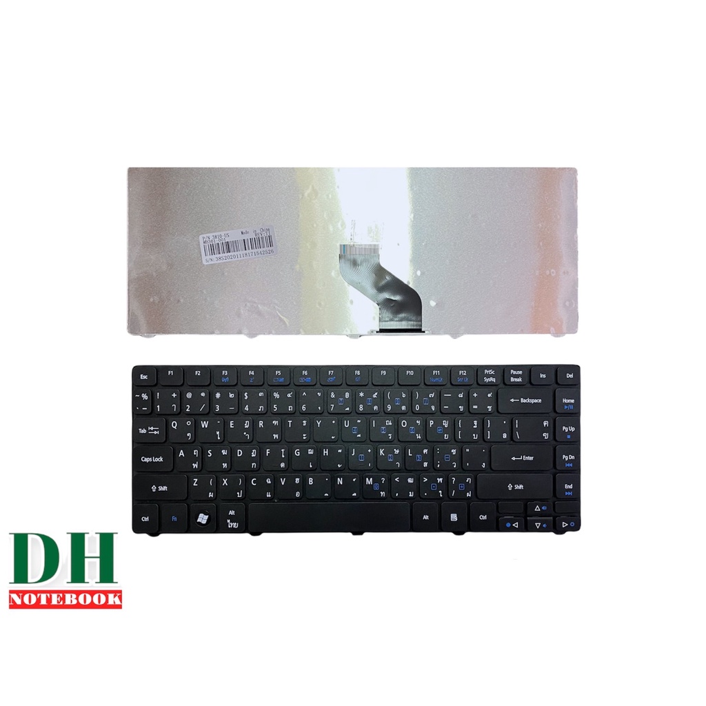 คีย์บอร์ดโน๊ตบุ๊ค keyboard For Acer Aspire  5940 3810 4535 4743 4741 4535 4736 4745 4750 4752 4750G 