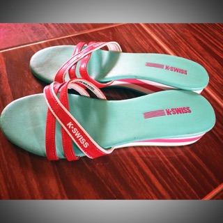 รองเท้า k-swiss แท้ ไซส์ 36 สีเขียวมิ้น(used)