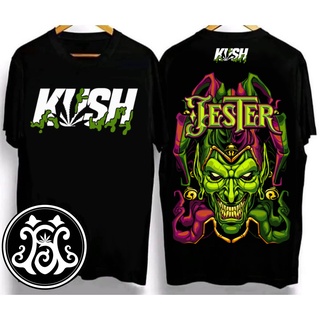 เสื้อยืด kush เสื้อยืดผ้าบางฮาเลย์ t-shirt ผ้ามุ้ง ผ้าบางใส่สบาย สไตล์วินเทจเสื้อยืดเกาหลี