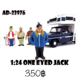 AMERICAN DIORAMA 1:24 TRAILER PARK - ONE EYED JACK