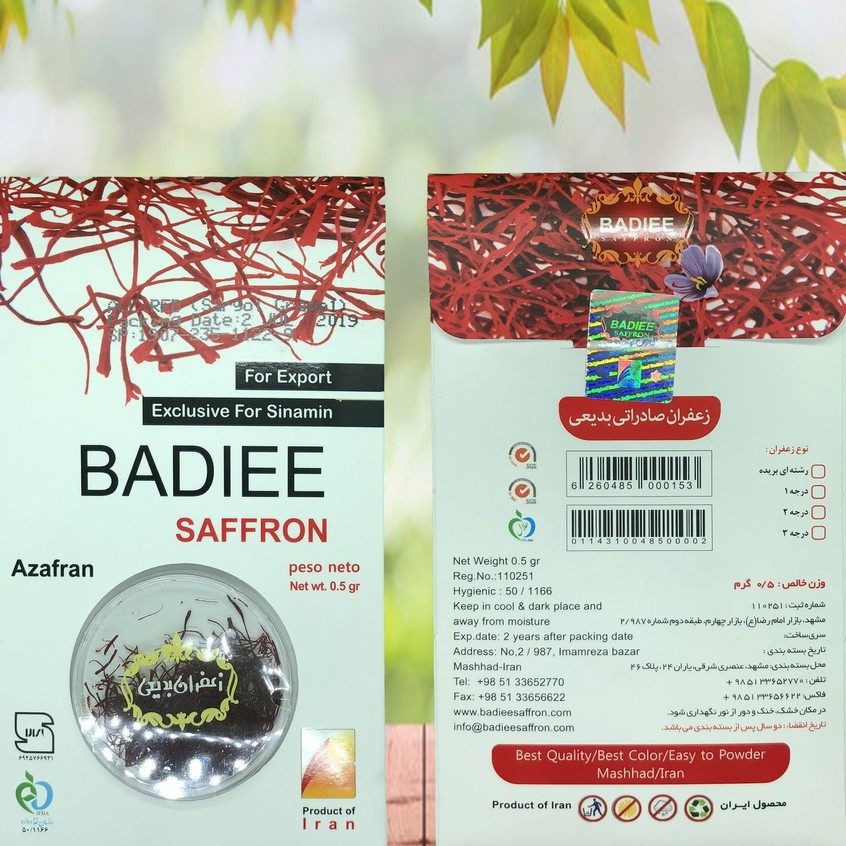 Saffron -Badiee Zaafara Gred A – 0.5g Saffron Tulen Premium"