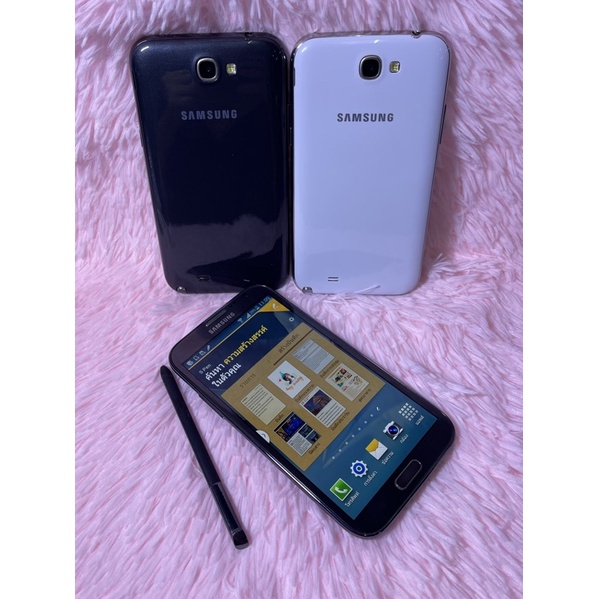 Samsung Galaxy Note2มือถือมือสองพร้อมใช้งาน(ฟรีชุดชาร์จ)