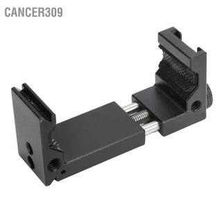 Cancer309 Mobile Phone Tripod Mount Clip Adjustable Clamp with Cold Shoe for Fill Light