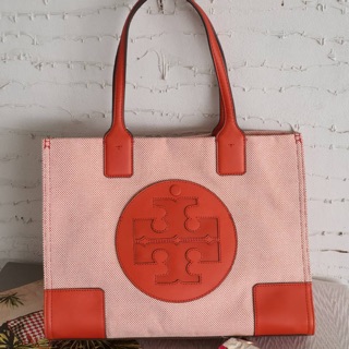 🐘🐘Tory Bruch ELLA CANVAS MINI TOTE