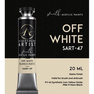 OFF WHITE สีโมเดลเกรดพรีเมี่ยม Scale 75