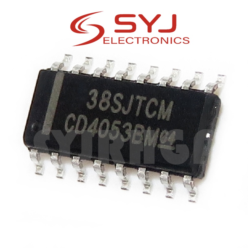 10 ชิ้น CD4053BM HCF4053BT CD4053 SOP-16 ในสต็อก