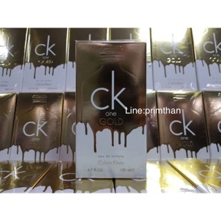 Ck one gold ขนาด 100ml.  กล่องซีล