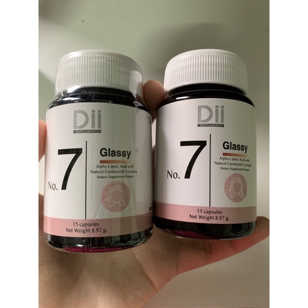 ของแท้ Dii No.7 Glassy  ดีไอไอ กลาสซี่ วิตามินเพื่อผิวใสออร่า โกล์ว สุขภาพดี