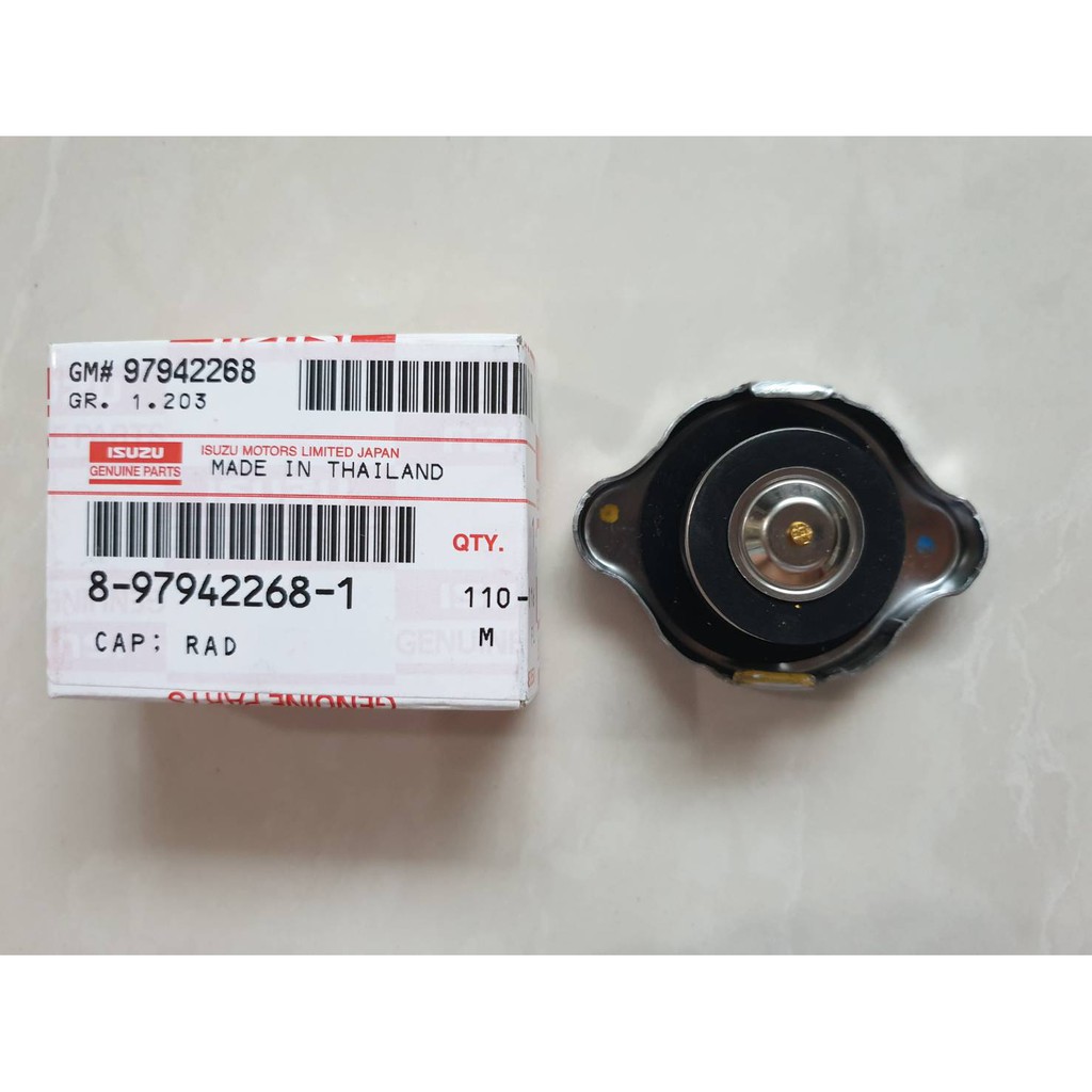ฝาหม้อน้ำ ISUZU TFR 2500,4JA1,D-MAX 2500,3000,4JH1,ALL NEW D-MAX 2500,3000 ,4JJ1 แรงดัน 108KPA แท้ๆเบิกศูนย์